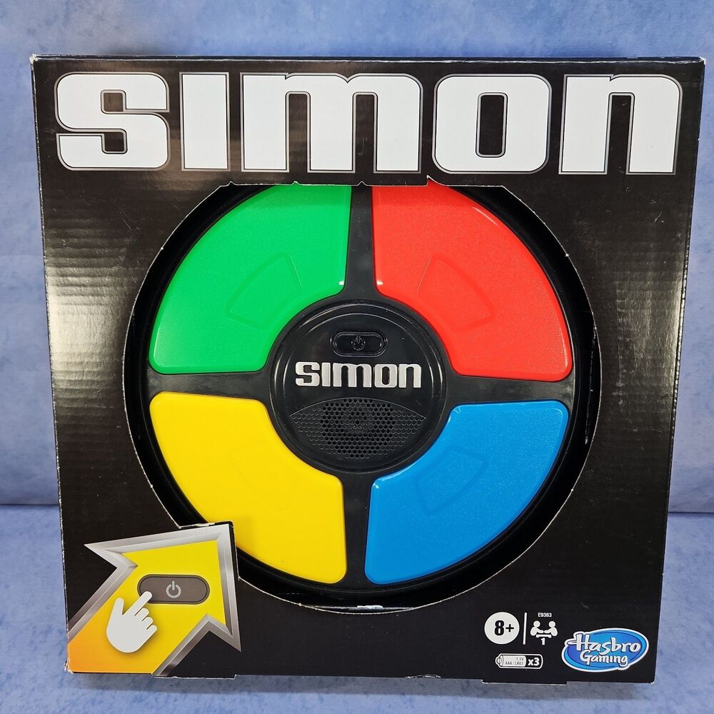NEW Simon Electronic Memory Game Hasbro Sealed Classic Light & Sound Game NIOB
